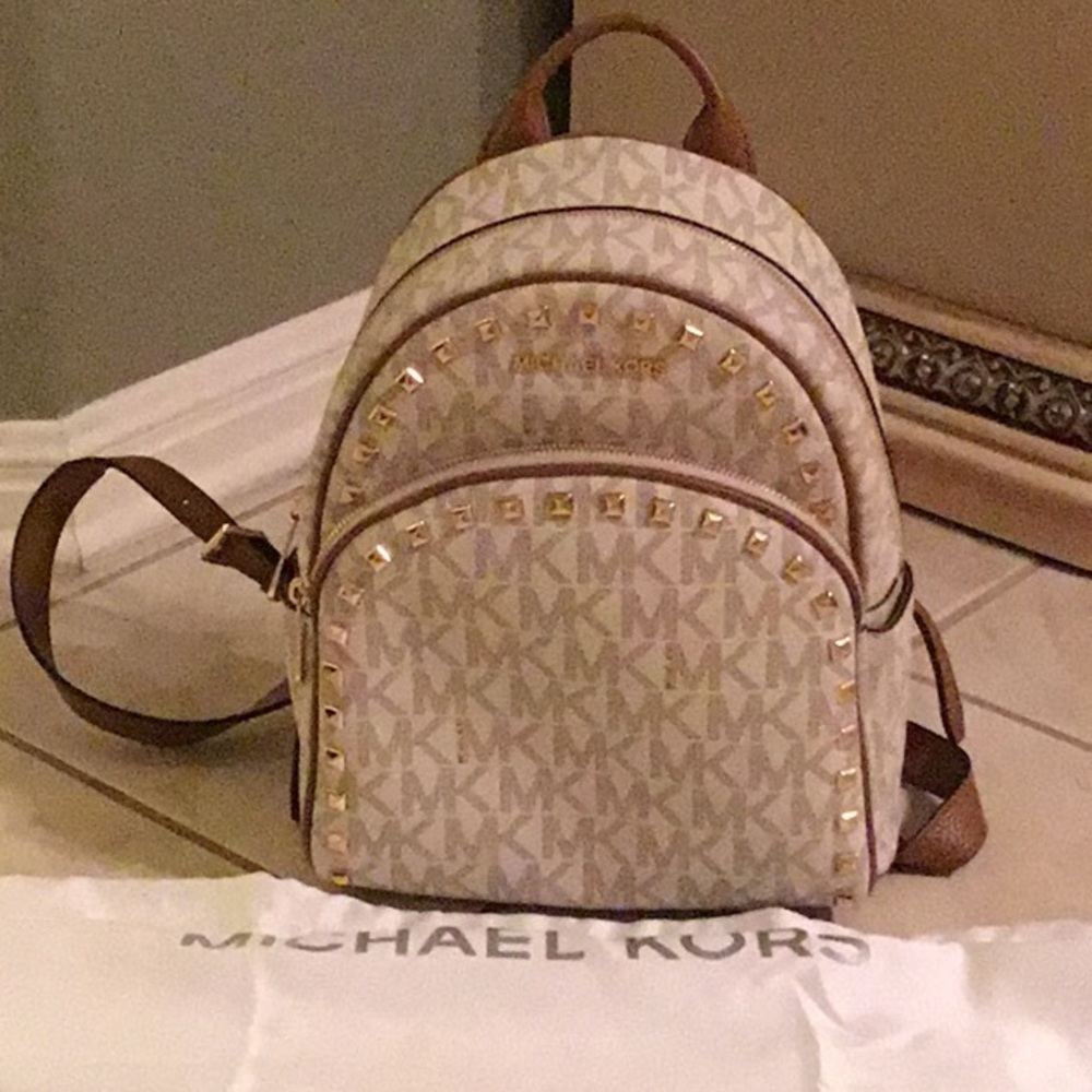 Authentic Studded Michael Kors Backpack